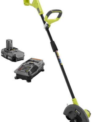 9 in. 18-Volt Lithium-Ion Cordless Edger, 1.3 Ah Battery and Charger Included