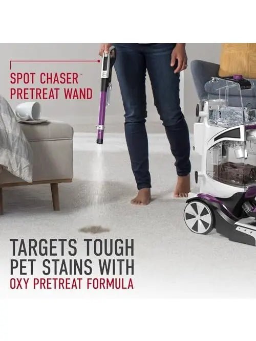 0f802590885446208a2155ee6bd6db0c Pet Automatic Carpet Cleaner Machine with Spot Chaser Wand, Deep Cleaning Shampooer, Carpet Deodorizer and Pet Stain Remover, FH53000PC, Purple