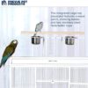 Wrought Iron Select Bird Cage 3154C, Chalk White, 36-Inch by 24-Inch by 66-Inch