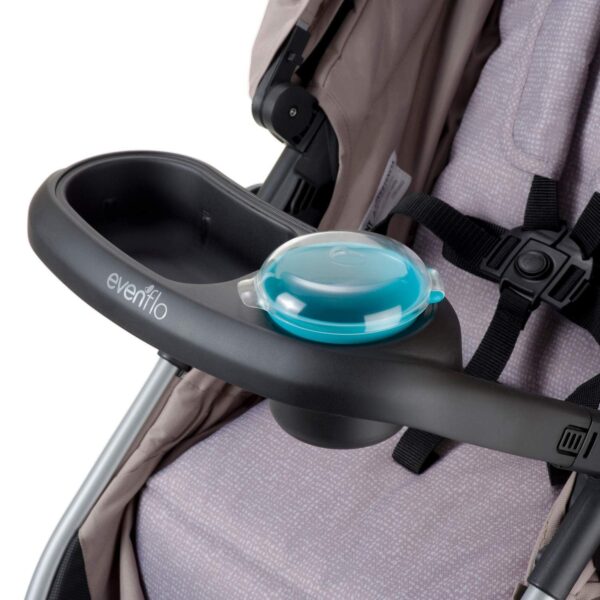 Pivot Modular Travel System with LiteMax Infant Car Seat with Anti-Rebound Bar (Desert Tan)