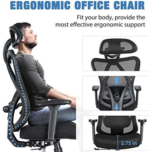 108e903dddfa45b79791e601566f0618 Ergonomic Office Chair, Mesh Computer Desk Chair , High Back Executive Task Chair