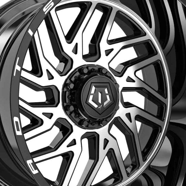 10b06de7a9fb49038fd9b07ea839f83c TIS 544MB 20 10 6 135/6 139.7 -25et Machined Gloss Black Wheel
