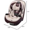 Grow and Go All-in-One Slim Convertible Car Seat, Rear Facing, 5-40 lbs, Forward Facing (30–65 lbs), High Back Booster Seat 40-100 pounds, Aqua Pop