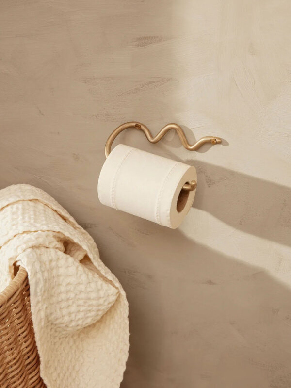 travischild.store Curved Brass Towel Hook