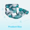 SLOOSH Inflatable Pool Floats Adult,2 Packs Floating Lounge Chairs,Blow up Pool Noodles for Adult Heavy Duty,Floating Chair for Party Summer Water Beach Lake Fun