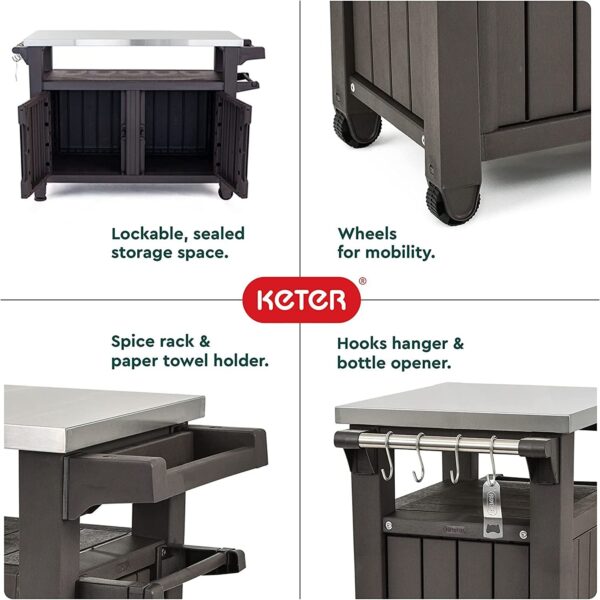 Portable Outdoor Table and Storage