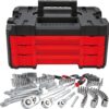 11bfdb32b1554c749307acc702e50db1 Craftsman 262-Piece Mechanic Tool Set, Master Socket Set with 3-Drawer VERSASTACK Tool Box, SAE/Metric Set (CMMT45309)
