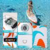 FunWater Inflatable Ultra-Light Stand Up Paddle Board for All Skill Levels with Premium SUP Paddleboard Accessories,Non-Slip Comfort Deck for Youth & Adults