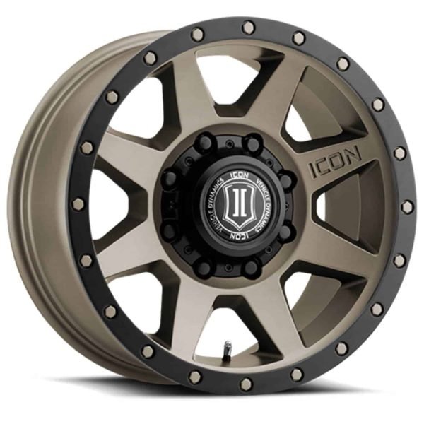 126e905157cf4c64a817b51119ea4b18 Icon Alloys Rebound HD 18X9 8X165.1 12ET 125CB Bronze Wheel