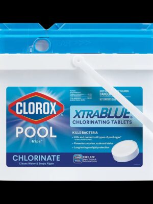Clorox Pool&Spa XtraBlue 3′′ Chlorinating Tablets for Swimming Pools, 25lb