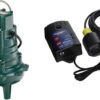 Waste-Mate 267-0001 Sewage Pump, 1/2 HP Automatic – Heavy-Duty Submersible Sewage, Effluent or Dewatering Pump