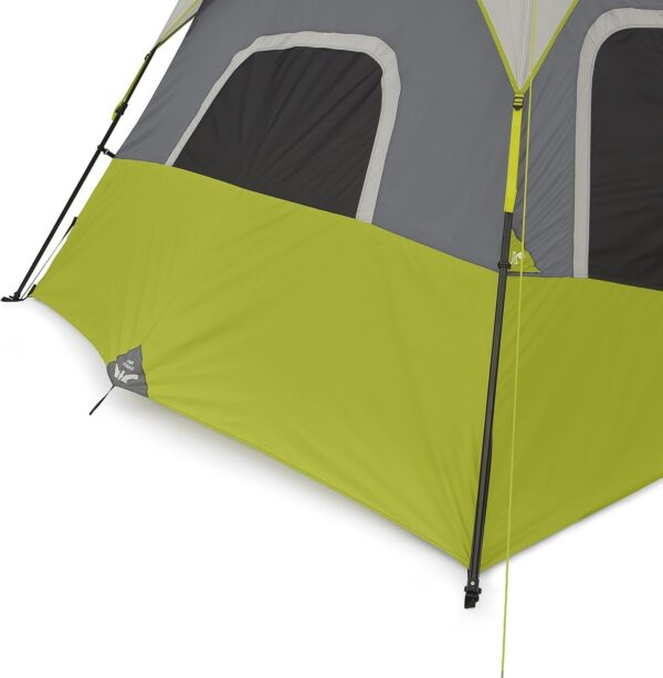 Core 9 Person Instant Cabin Tent – 14′ x 9′, Green (40008)