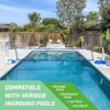 Volleyball Net Includes 2 Water Volleyballs and Pump