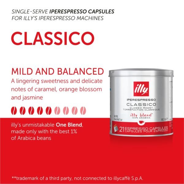 12df6f62ff9b4597955aa8739583c420 illy Coffee iperEspresso Capsules Single-Serve Coffee Capsules Pods, 21 Count, 6 Pack