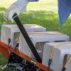 Agri-Fab 45-0604 18′′ x 48′′ Tow Behind Poly Lawn Roller 550 lbs Weight with Water, Poly Drum and Steel Frame, with Plug. Designed for Lawn and Garden Tractors