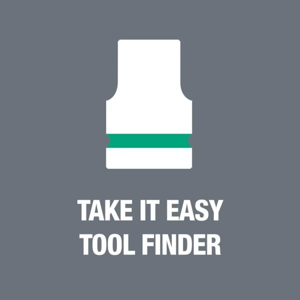 1494403521334f4bacfac90522533fef 5003594001 8100 SB 2 Zyklop 3/8′′ Metric Ratchet Set ( Piece of 43)