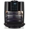 Zavor Crunch All-in-One 12.7Qt Air Fryer Oven Dehydrator with Rotisserie Racks | Large Capacity for Optimal Air Circulation, Accessories Recipe eBook, Black (ZSEAF22)