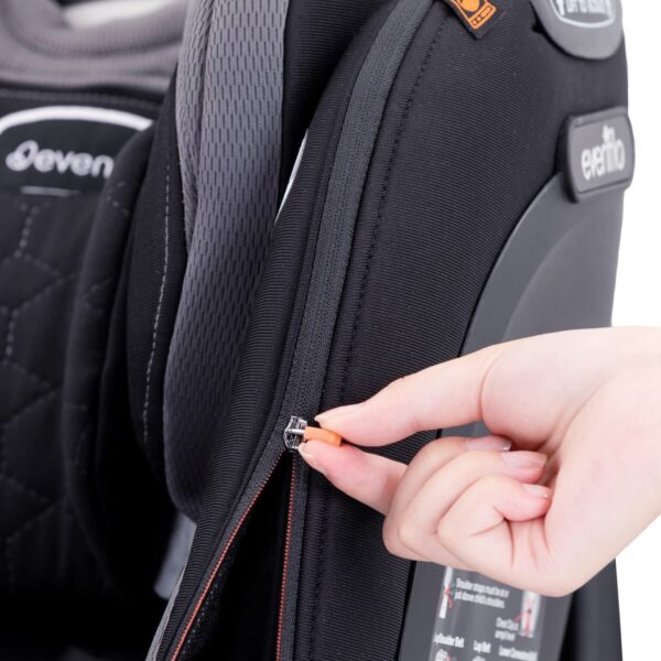 Revolve360 Extend Convertible Car Seat with 360 Degree Rotation, Extended Rear-Facing, Forward-Facing, Booster Mode, and Secure Latch Install, Revere Gray