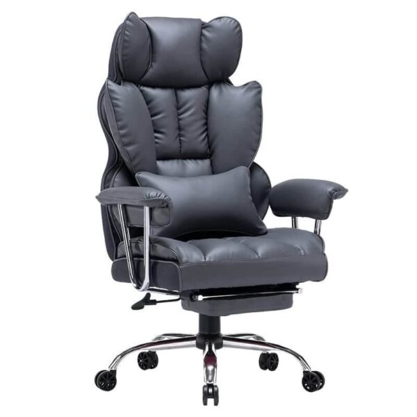 150495a7719740e5b2956c889bd0e2bc Leather Office Computer Chair (Executive Office Chair with Leg Rest and Lumbar Support)