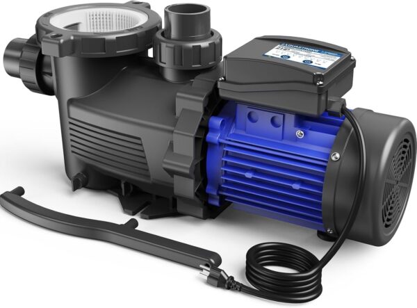 15dce8170f0f4ec080231b550b0ba044 AQUASTRONG In/Above Ground Pool Pump, High Flow (with Timer, 2HP, 8917 GPH, 220V)