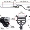 15HP 4 Stroke Outboard Motor, 420cc Marine Fishing Boat Engine Single-cylinder 6L, Big Fuel Tank Up to 20 km/h 3600rpm
