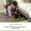 Fitness System with 6 Pack Back Roller Provides an Abdominal and Total Body Workout with Aerobics to Burn Calories and Work Muscles Simultaneously.