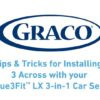 Graco True3Fit LX 3-in-1 Car Seat, Fits 3 Car Seats Across, Bates