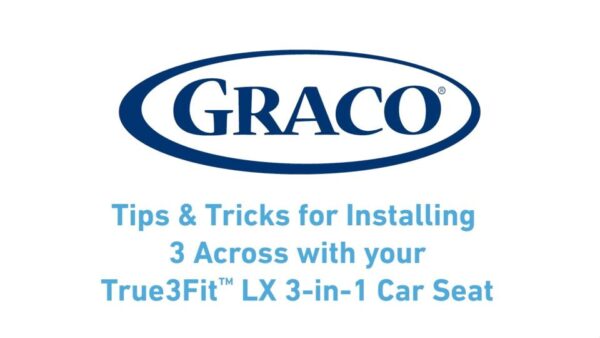 Graco True3Fit LX 3-in-1 Car Seat, Fits 3 Car Seats Across, Bates