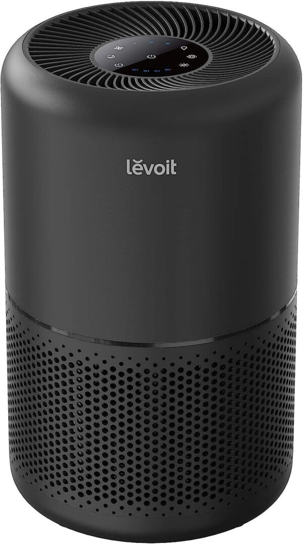 Air Purifier for Home Allergies Pets Hair in Bedroom & Standing Fan for Bedroom, 82ft CirculAir 120° Oscillating Fan