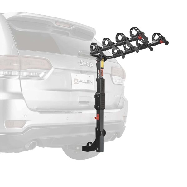 Allen Sports Premier 4-Bicycle Hitch Mounted Bike Rack Carrier, S-545