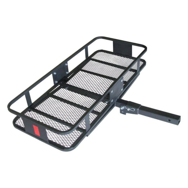 16b83833c3b2493292360b06c0ed42fb HitchMate 4011 500 lb. Capacity 48 in. x 20 in. Steel Fold Up Cargo Carrier for 2 in. Receiver