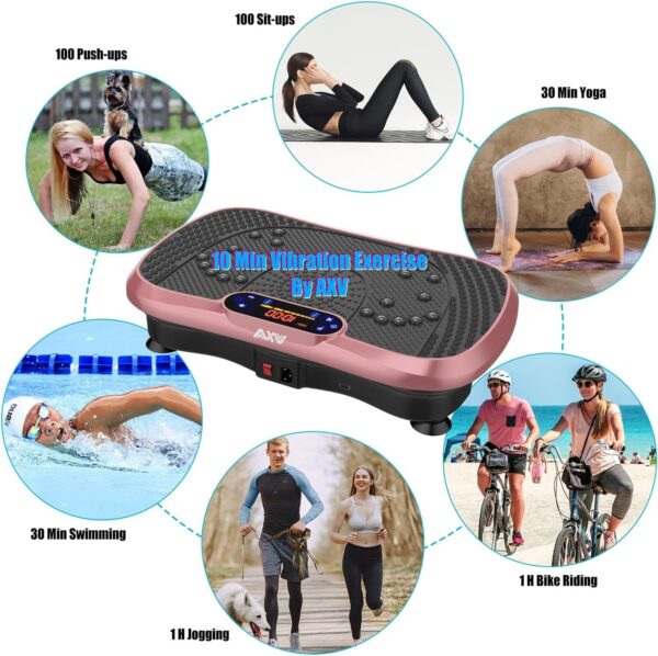 1724517deb7e46208efa50eccedcf64c Vibration Plate Fitness Platform Exercise Machine Vibrating Lymphatic Drainage Shaking Full Body Shaker Workout Vibrate Stand Shake Board Sport Gym for Weight Loss Fat Burner for Women Men