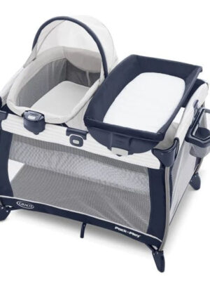 Graco Pack n Play Quick Connect Portable Bassinet Playard Alex