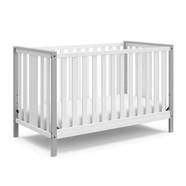 174e60114292499296b1da66e889d585 Storkcraft Modern Pacific Pebble Gray 4-in-1 Convertible Crib