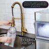 GE Profile Opal 2.0 with 0.75 Gallon Tank, Chewable Crunchable Countertop Nugget Ice Maker, Scoop included, 38 lbs in 24 hours, Pellet Ice Machine with WiFi & Smart Connected, Stainless Steel