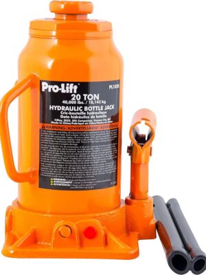 20 Ton Hydraulic Bottle Jack – Portable Car Jack 40000 Lbs Capacity with Pump Handle for Car Sedans SUV