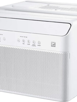 Midea U-Shaped Inverter Window Air Conditioner 12,000BTU with Open Window Flexibility, Robust Installation,Extreme Quiet, 35% Energy Saving, Smart Control, Alexa, Remote, Bracket Included (Renewed)