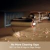 Wet Dry Vacuum Cleaner, 0 Tangle Cordless Vacuum Mop All-in-One for Hard Floors, 180° Lie-Flat Floor Cleaner Machine with 194°F Hot Self-Cleaning, 50Mins Runtime