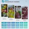 EUHOMY 3.2 Cu.Ft Mini Fridge with Freezer – 2-Door Compact Refrigerator for Bedroom, Dorm, Office or Apartment, Silver