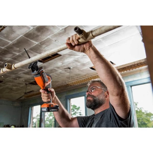 1a0e2cfb809142e1baf63b45456d8155 RIDGID R8648B 18V SubCompact Brushless Cordless One-Handed Reciprocating Saw (Tool Only)
