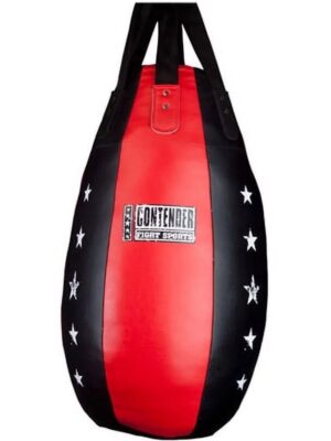 Contender Fight Sports Teardrop-Style 60 lb Heavy Bag – Compact Training Bag for Combat Sports