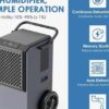 305 Pint Commercial Dehumidifier – 38 Gallon/Day Capacity for Industrial Use