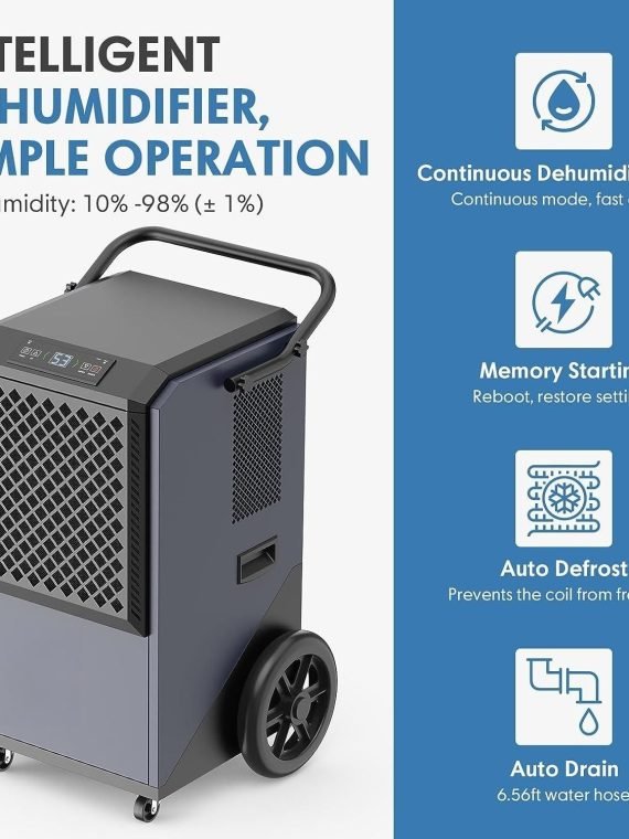 1af4447dadbb4ec1b457074c1ef12a7f 305 Pint Commercial Dehumidifier – 38 Gallon/Day Capacity for Industrial Use