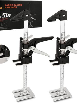Labor Saving Arm Jack 2 Pack, 15.5 Inch Multifunctional Furniture Lifter Jacks