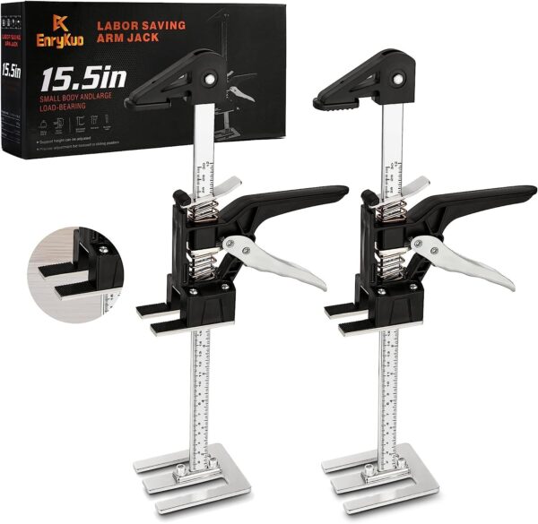 1b17da688ec340f38efad4fb3a5f92ed Labor Saving Arm Jack 2 Pack, 15.5 Inch Multifunctional Furniture Lifter Jacks