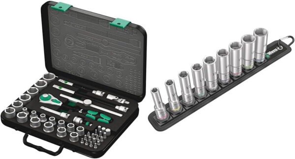 1b2dbfd3c32b4d998aa0173d84cac069 5003594001 8100 SB 2 Zyklop 3/8′′ Metric Ratchet Set ( Piece of 43)