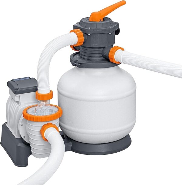 Bestway Oval Above Ground Pool Set (10′ x 6’7′′ x 33′′)| Includes Filter Pump & ChemConnect Dispenser