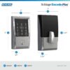 Encode Plus Smart Wi-Fi Lock for Front Door, Keyless Entry Deadbolt, Unlock with Apple Watch, Built-in WiFi and App Control, Easy Install, Alexa & Apple HomeKit Compatible, Matte Black