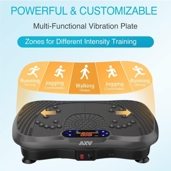 1bca3a1117d54860a220b4fe3bc6f534 Vibration Plate Fitness Platform Exercise Machine Vibrating Lymphatic Drainage Shaking Full Body Shaker Workout Vibrate Stand Shake Board Sport Gym for Weight Loss Fat Burner for Women Men