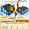 6000mAh Battery Electric Mop M1, 800RPM Cordless Electric Power Scrubber & Mops for Floor Cleaning, Best Automatic Spin Mops with Smart Display,Rotating Mop with LED Light & Water Spray-qimedo